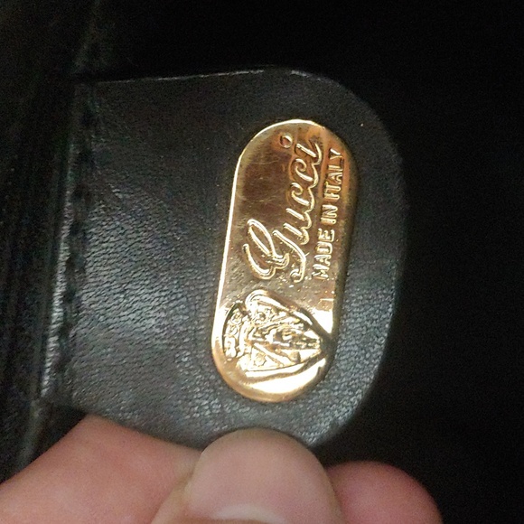 Authentic Vintage Gucci Interlocking GG Monogram Micro Guccissima Crossbody Bag - Picture 8 of 9